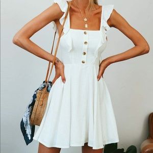 SHEIN white dress